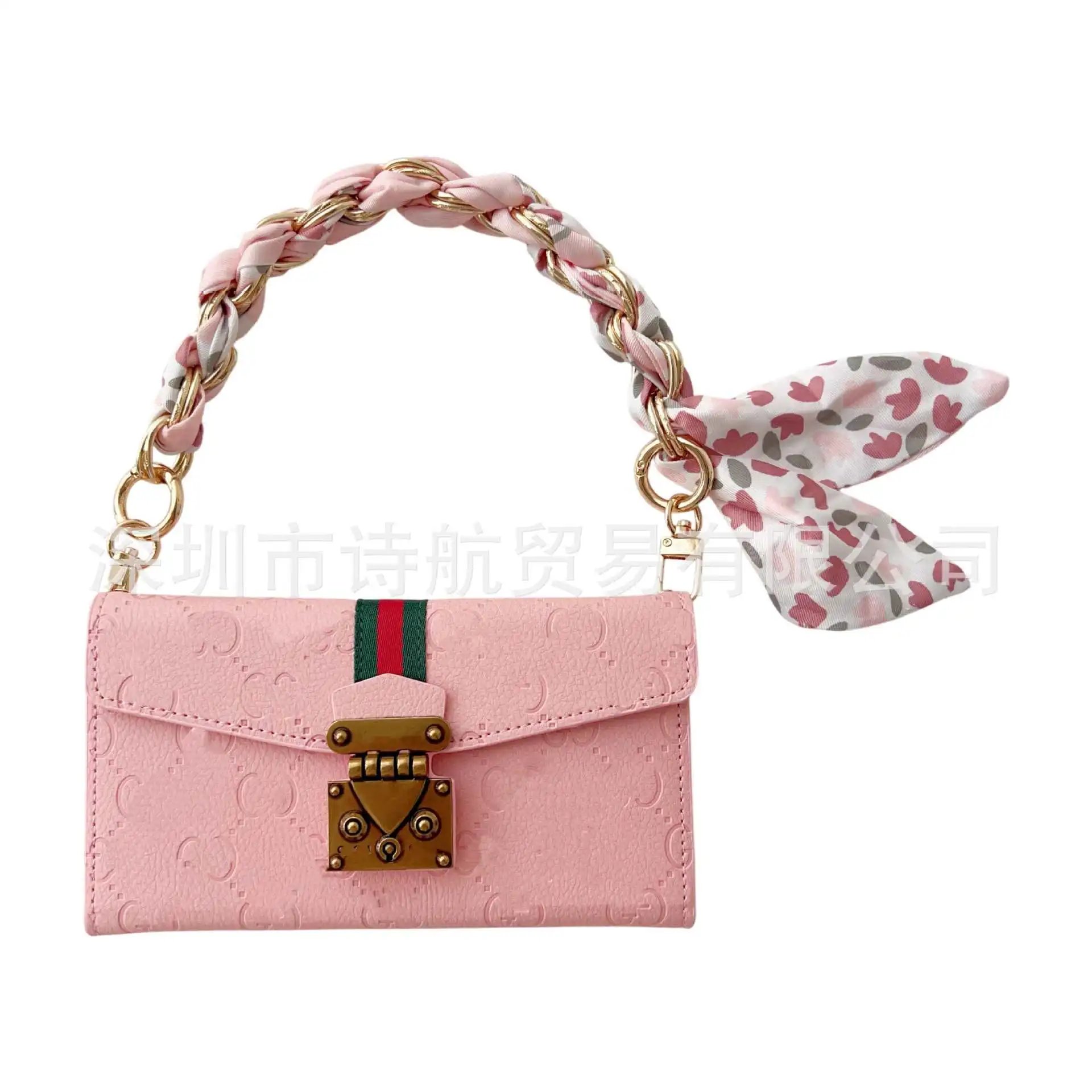 Gucci GG Marmont Mini Envelope Crossbody Bag Pink - 27