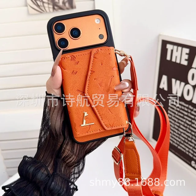 Louis Vuitton Phone Cases Card Holder Case with Crossbody Strap product detail image 8