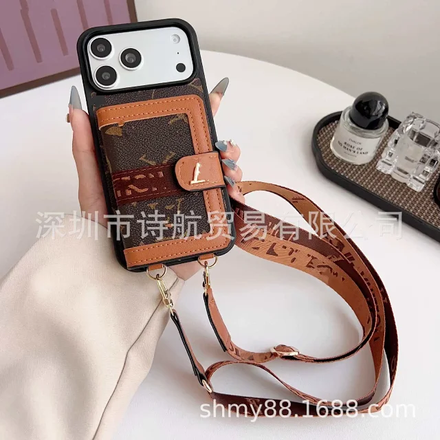 Louis Vuitton Phone Cases Card Holder Case with Detachable Crossbody Strap product detail image 13