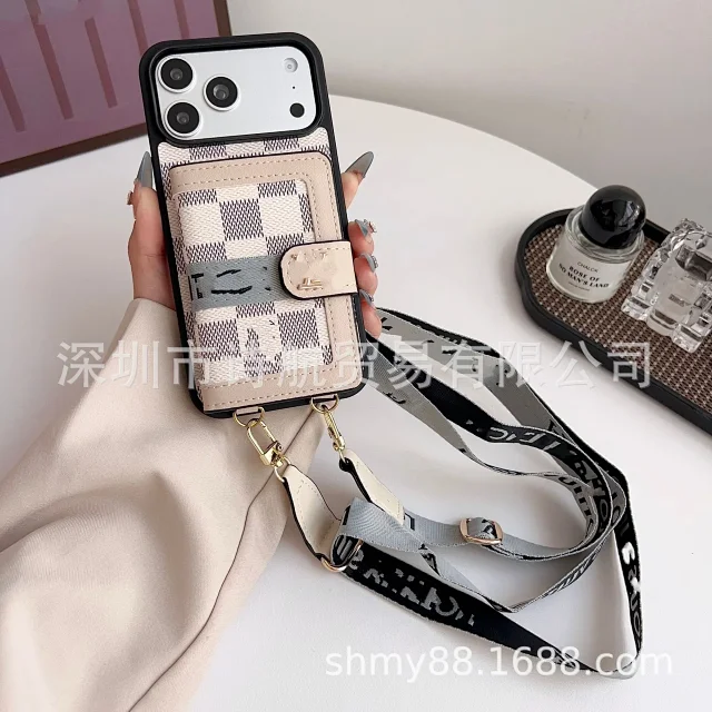 Louis Vuitton Phone Cases Card Holder Case with Detachable Crossbody Strap product detail image 9
