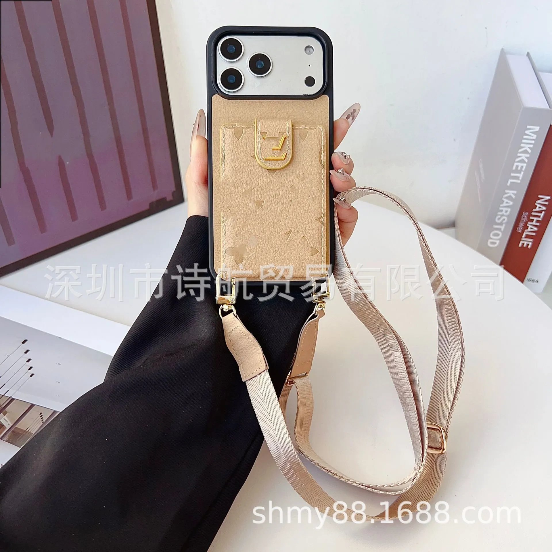 Louis Vuitton Phone Cases Monogram Card Holder Lanyard — 1