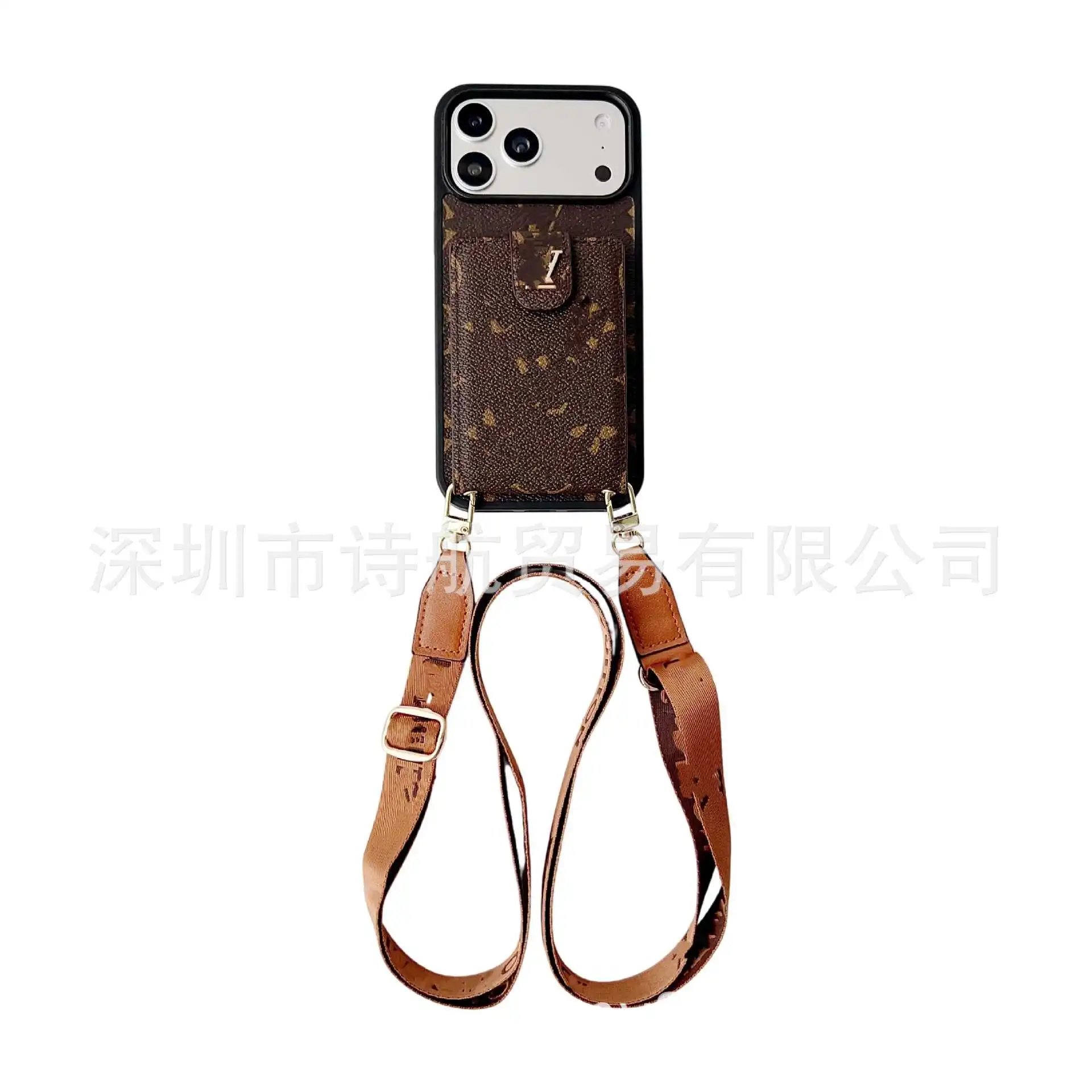 Unbranded Phone Cases Card Holder Case with Adjustable Crossbody Strap image 5