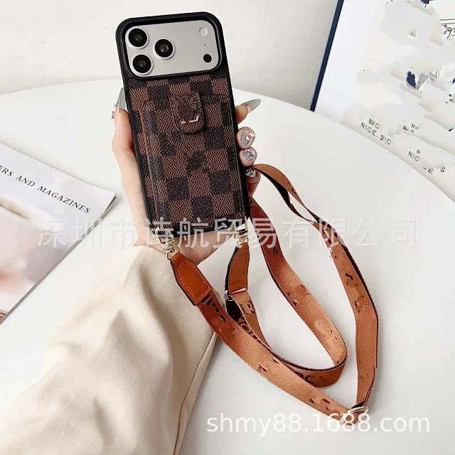 Unbranded Phone Cases Card Holder Case with Adjustable Crossbody Strap product detail image 7
