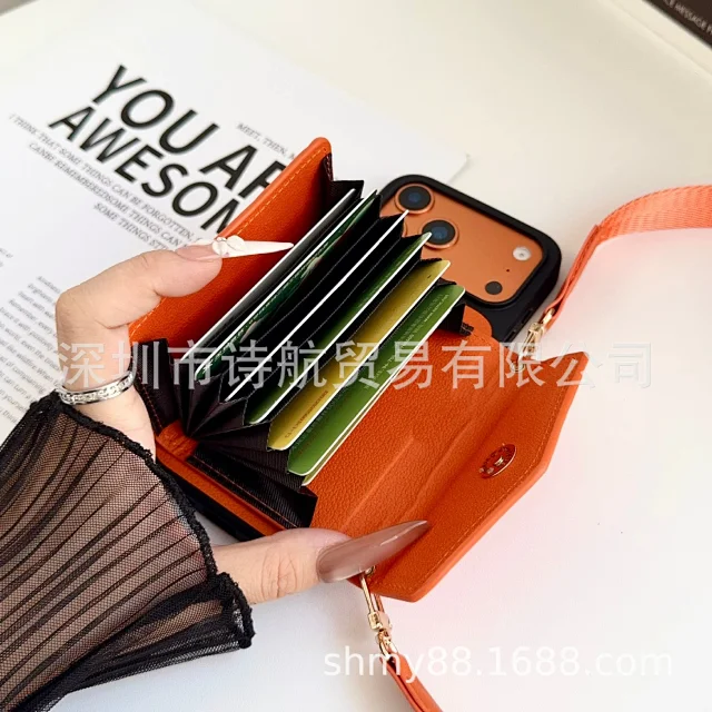 Louis Vuitton Phone Cases Card Holder Case with Crossbody Strap product detail image 12