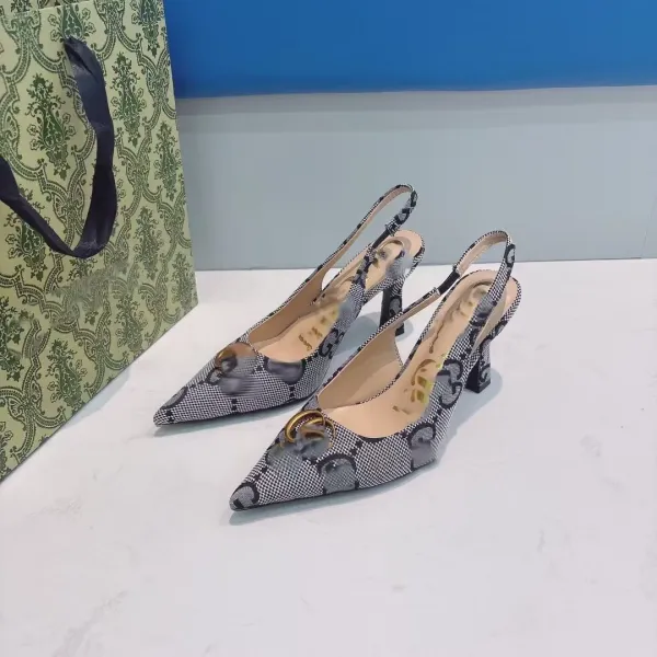 Gucci GG Marmont Slingback Heels Multicolor - 1