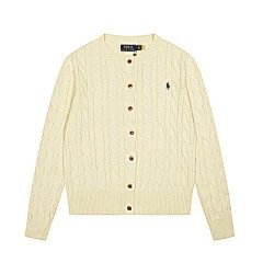 Ralph Lauren Cable Knit Cardigan Forest Green Cardigan - 30