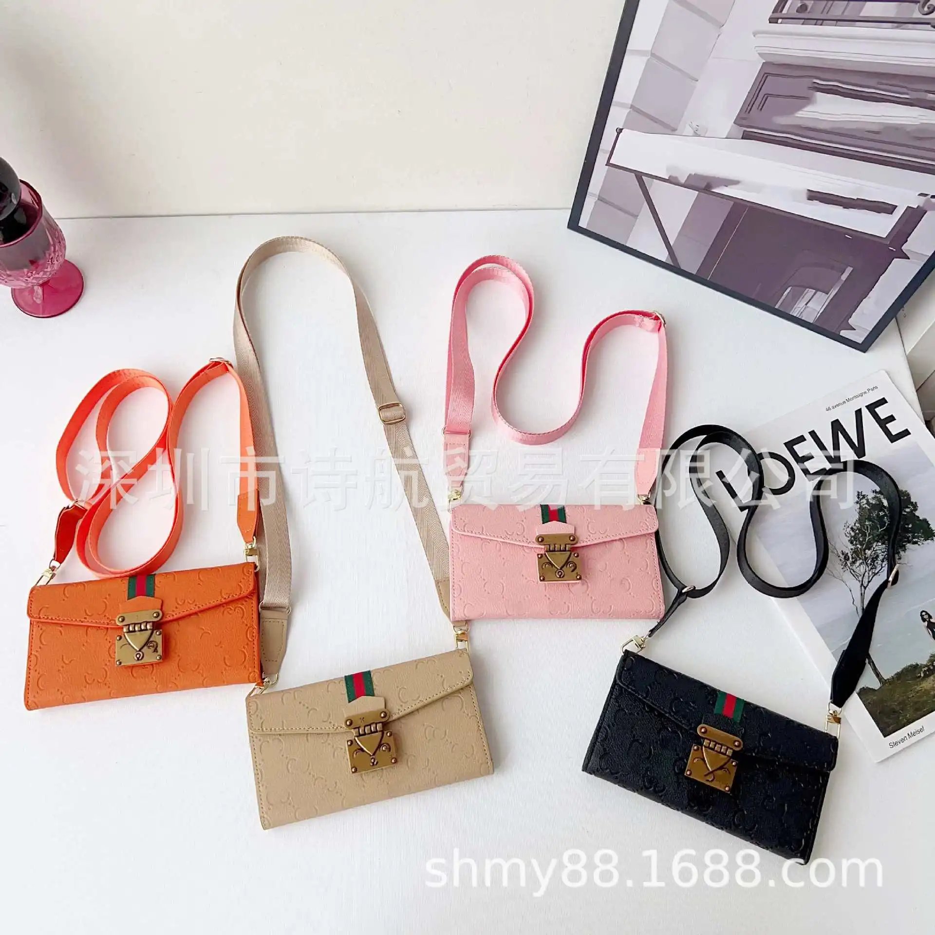 Gucci GG Marmont Mini Envelope Crossbody Bag Pink - 15