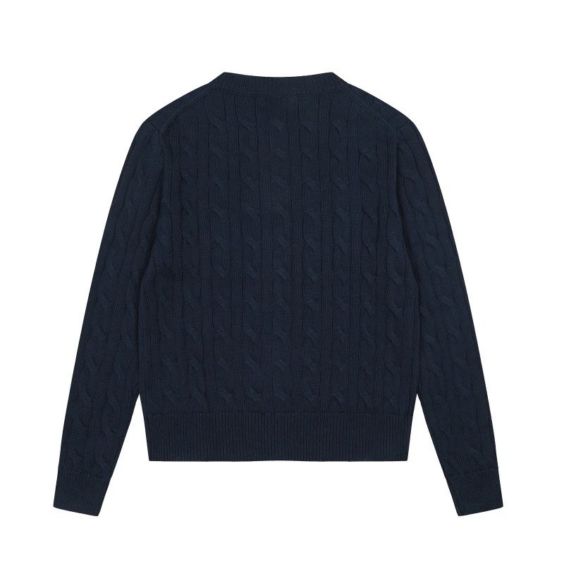 Ralph Lauren Cable Knit Cardigan Forest Green Cardigan - 25