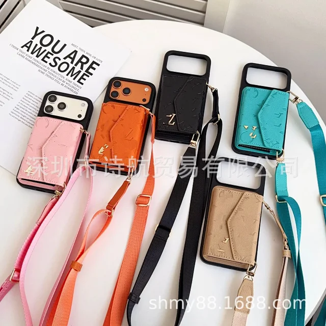 Louis Vuitton Phone Cases Card Holder Case with Crossbody Strap product detail image 3