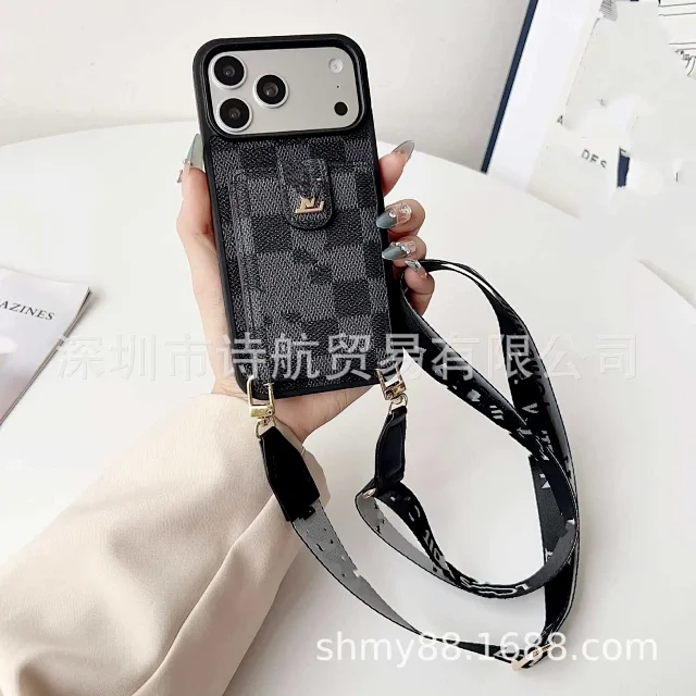Unbranded Phone Cases Card Holder Case with Adjustable Crossbody Strap product detail image 10