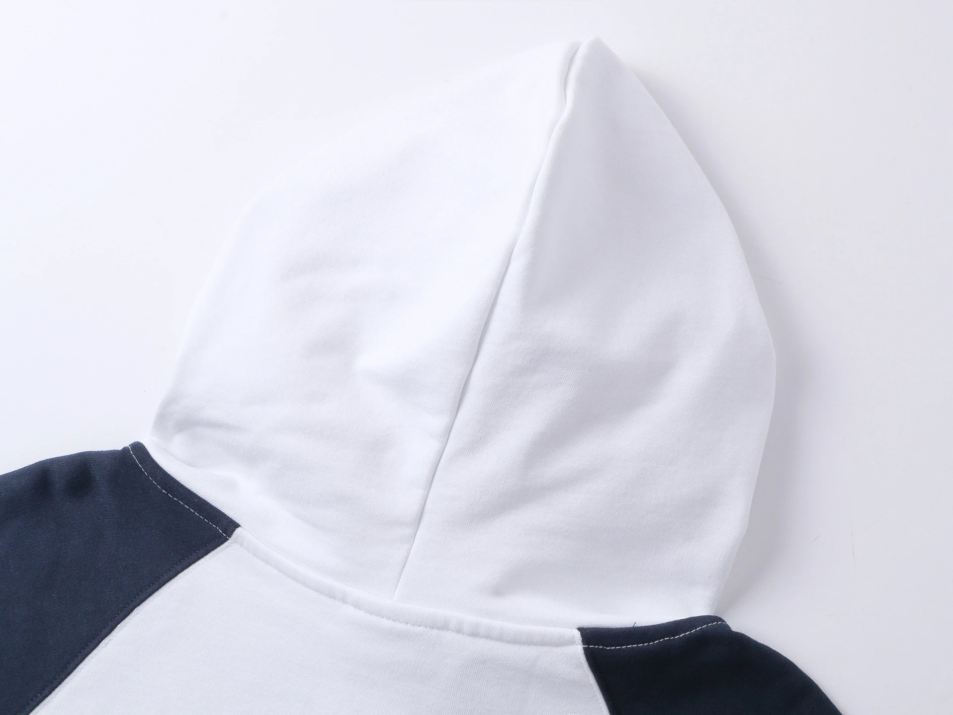 Balenciaga x GMBH Signature-Print Raglan Hoodie White/Navy - 11