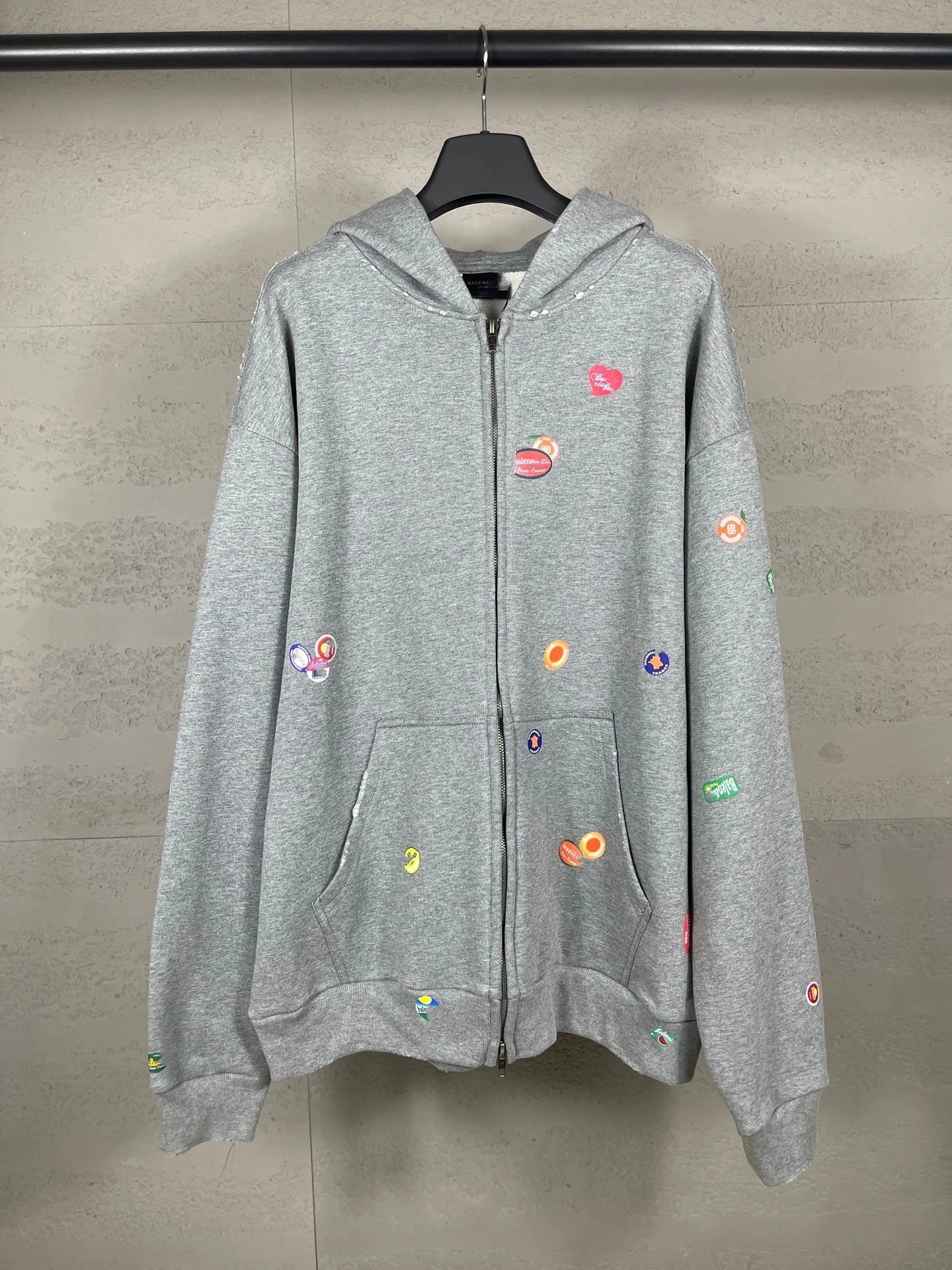 Gallery Dept. Patchwork Hoodie Gray - 17