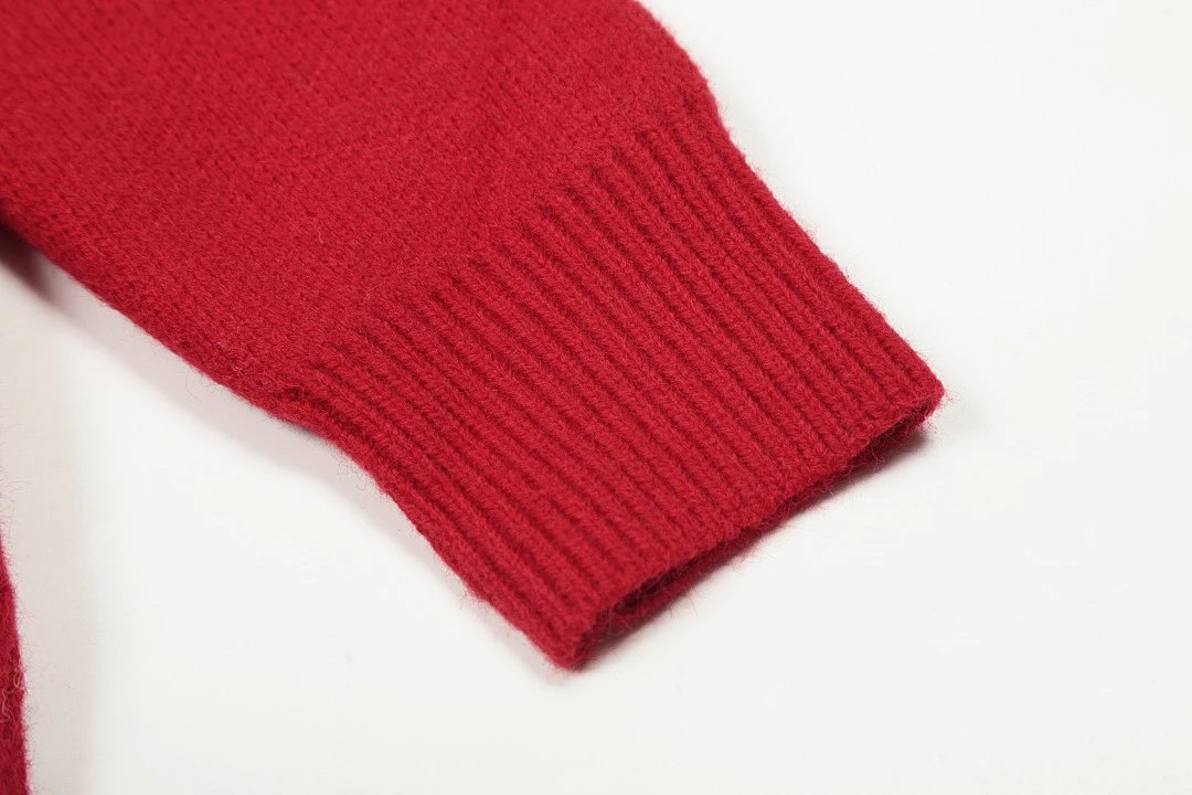 Polo Ralph Lauren Horse Motif Red Knit Sweater - 7