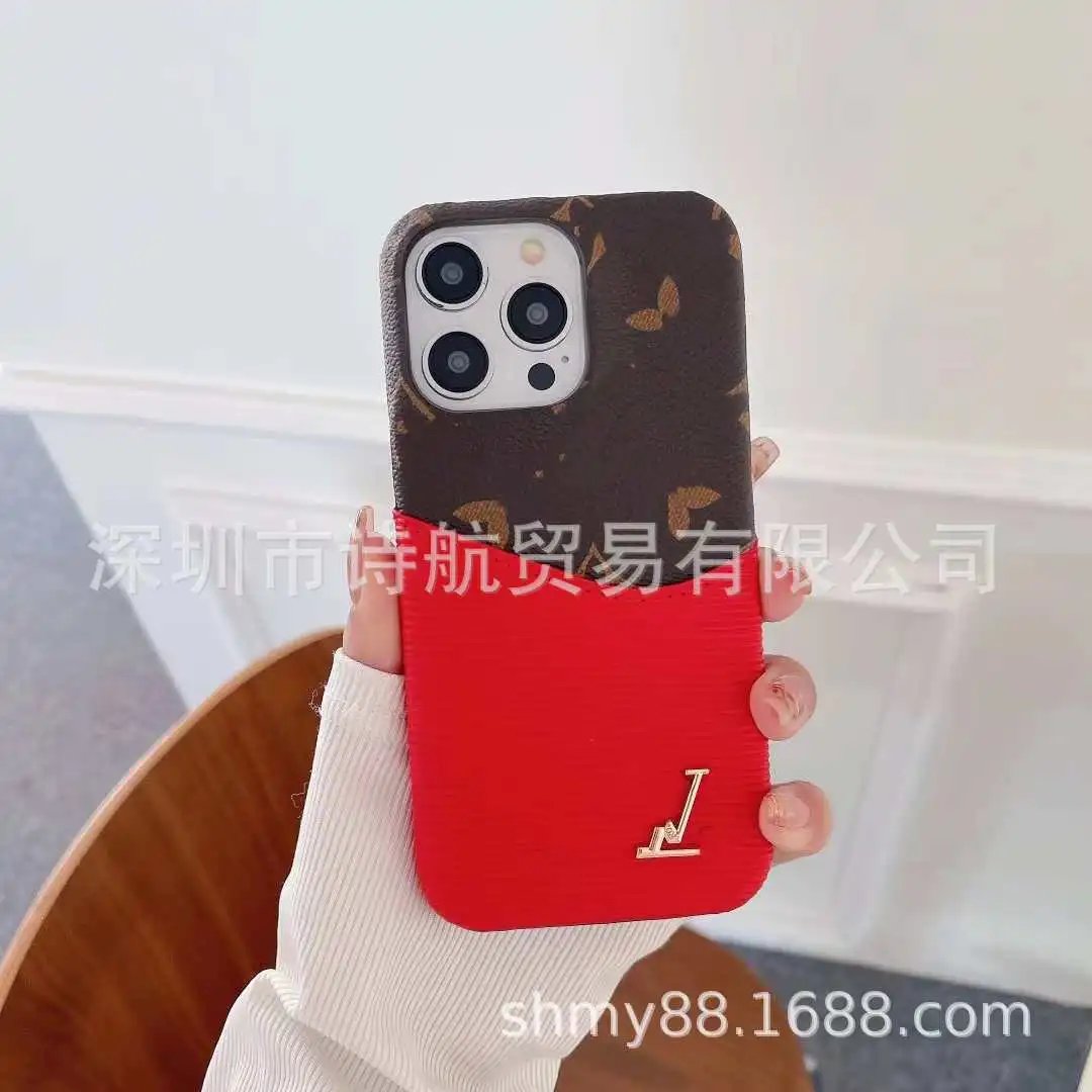 Louis Vuitton Phone Cases Monogram Contrast Textured Card Pocket image 5