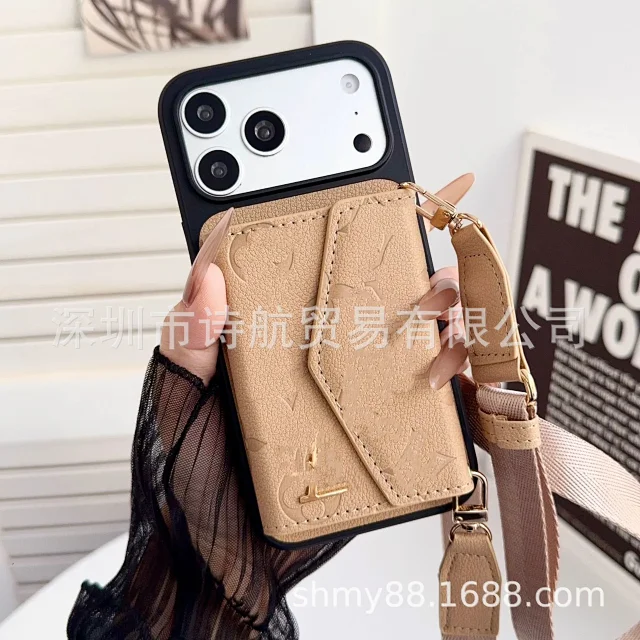 Louis Vuitton Phone Cases Card Holder Case with Crossbody Strap product detail image 7
