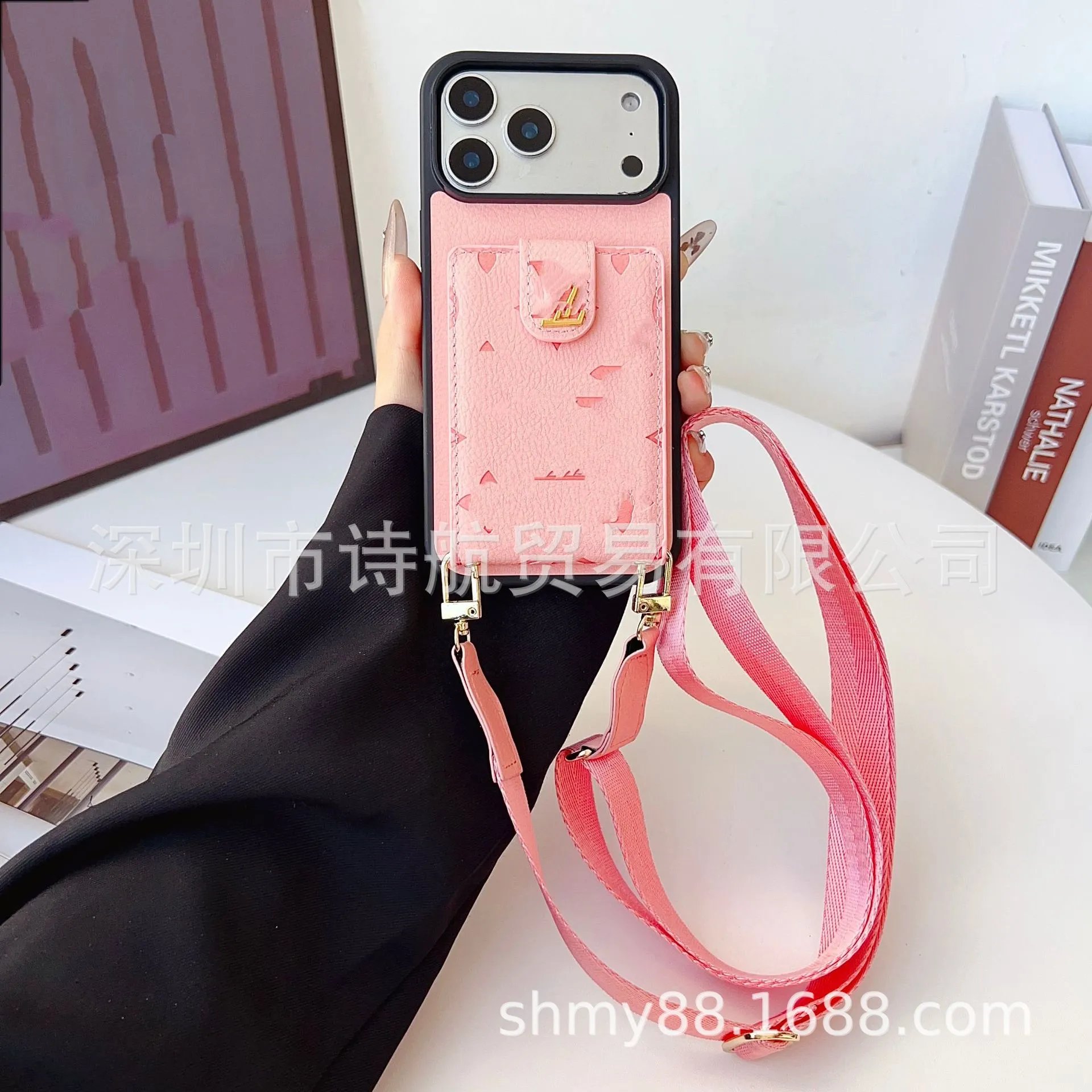 Louis Vuitton Phone Cases Monogram Card Holder Lanyard image 4