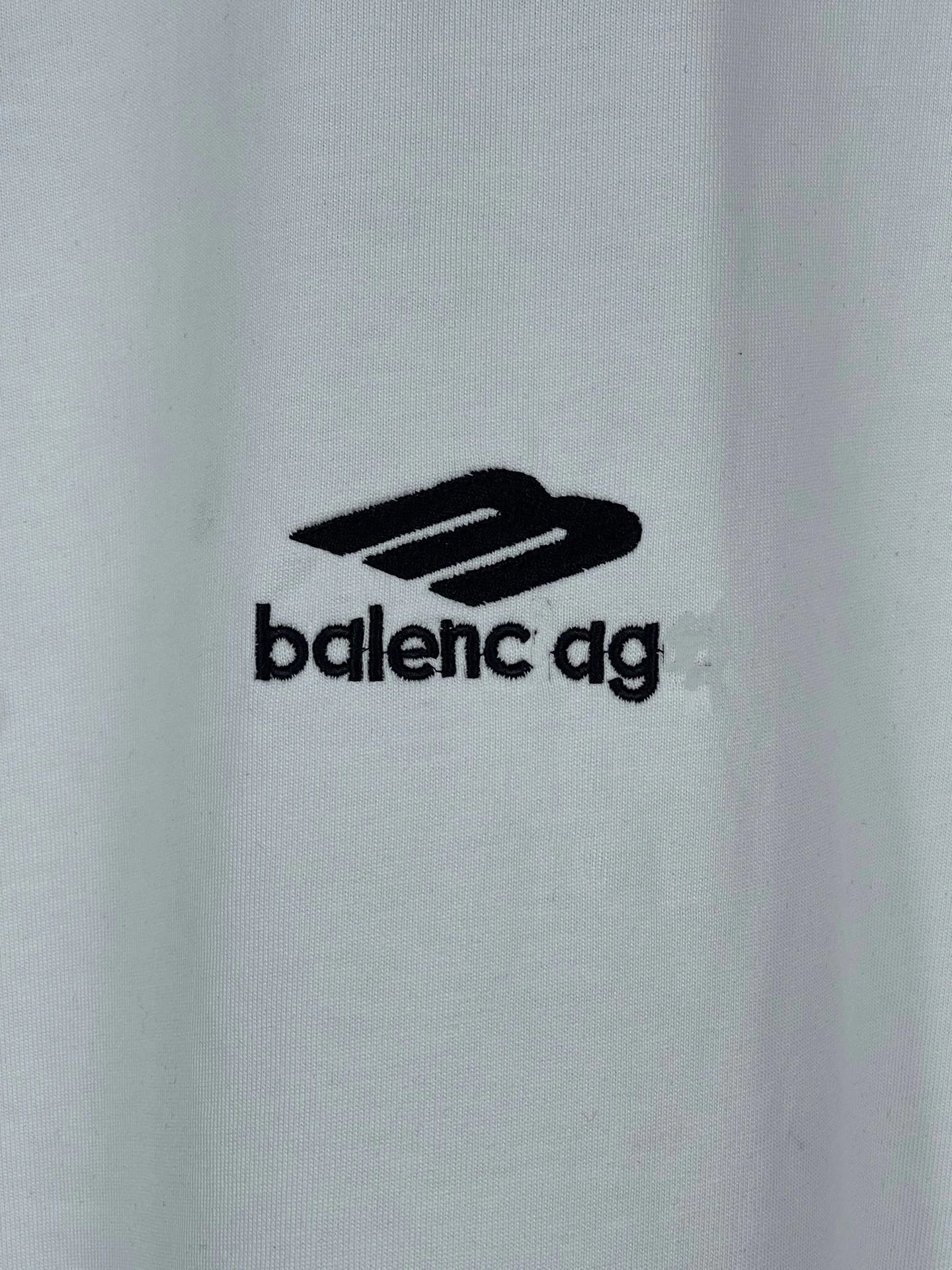 Balenciaga AG Logo Print Oversized T-Shirt Black - 11