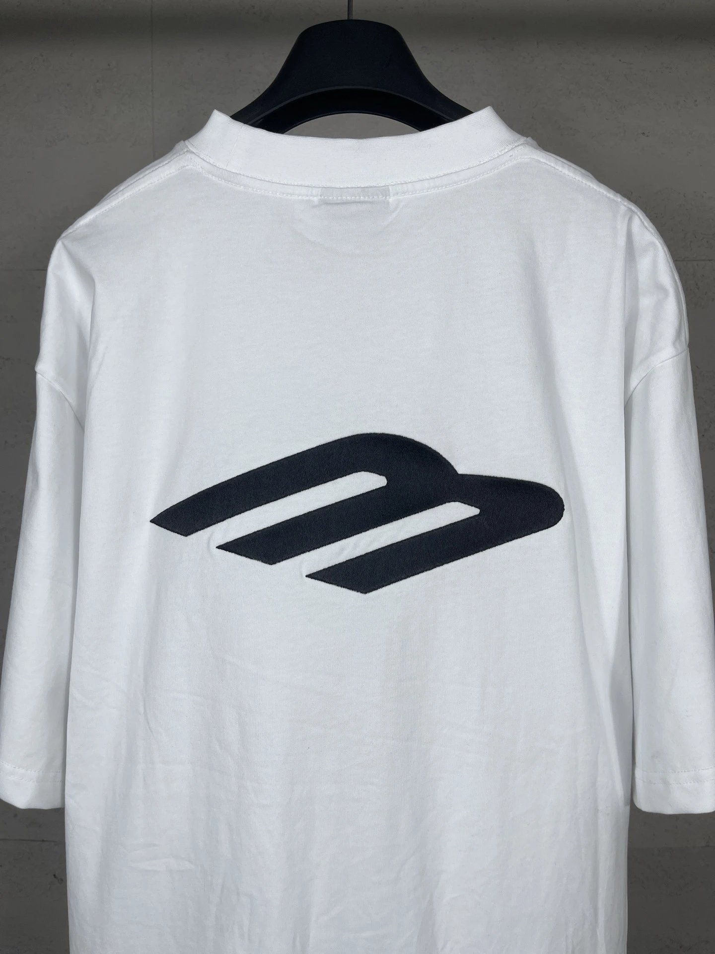 Balenciaga AG Logo Print Oversized T-Shirt Black - 15