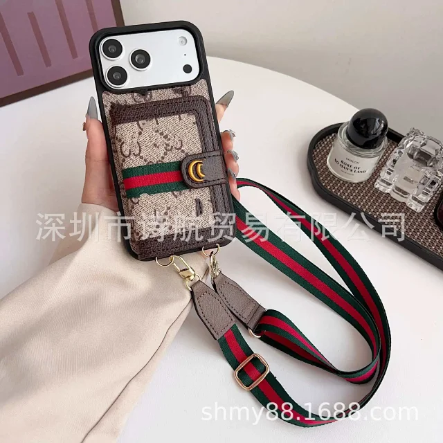 Louis Vuitton Phone Cases Card Holder Case with Detachable Crossbody Strap product detail image 10