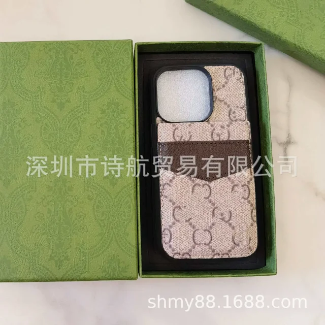 Gucci Phone Cases GG Monogram Card Holder Kickstand Case product detail image 1