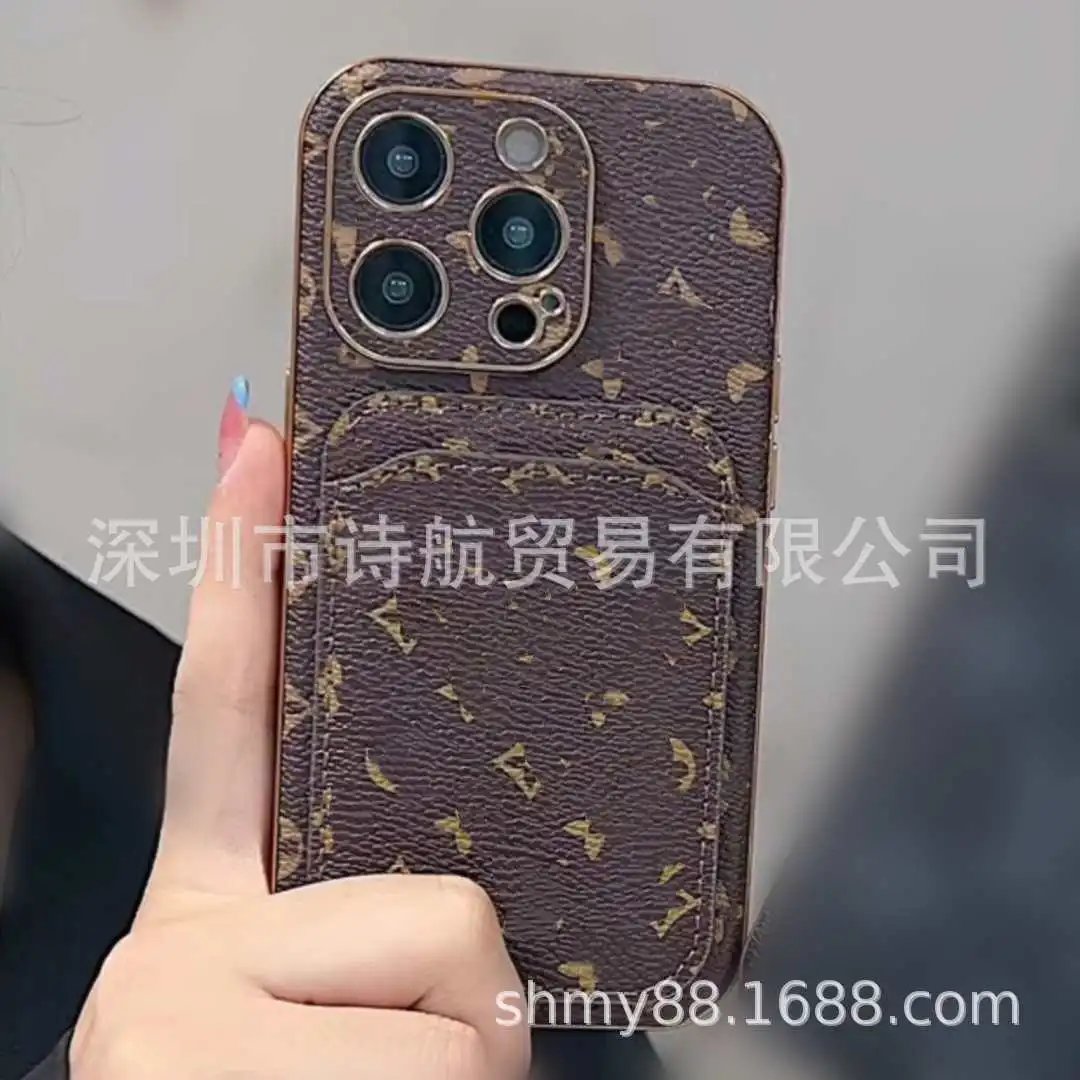 Unbranded Phone Cases Card Slot Monogram-Pattern Case image 4