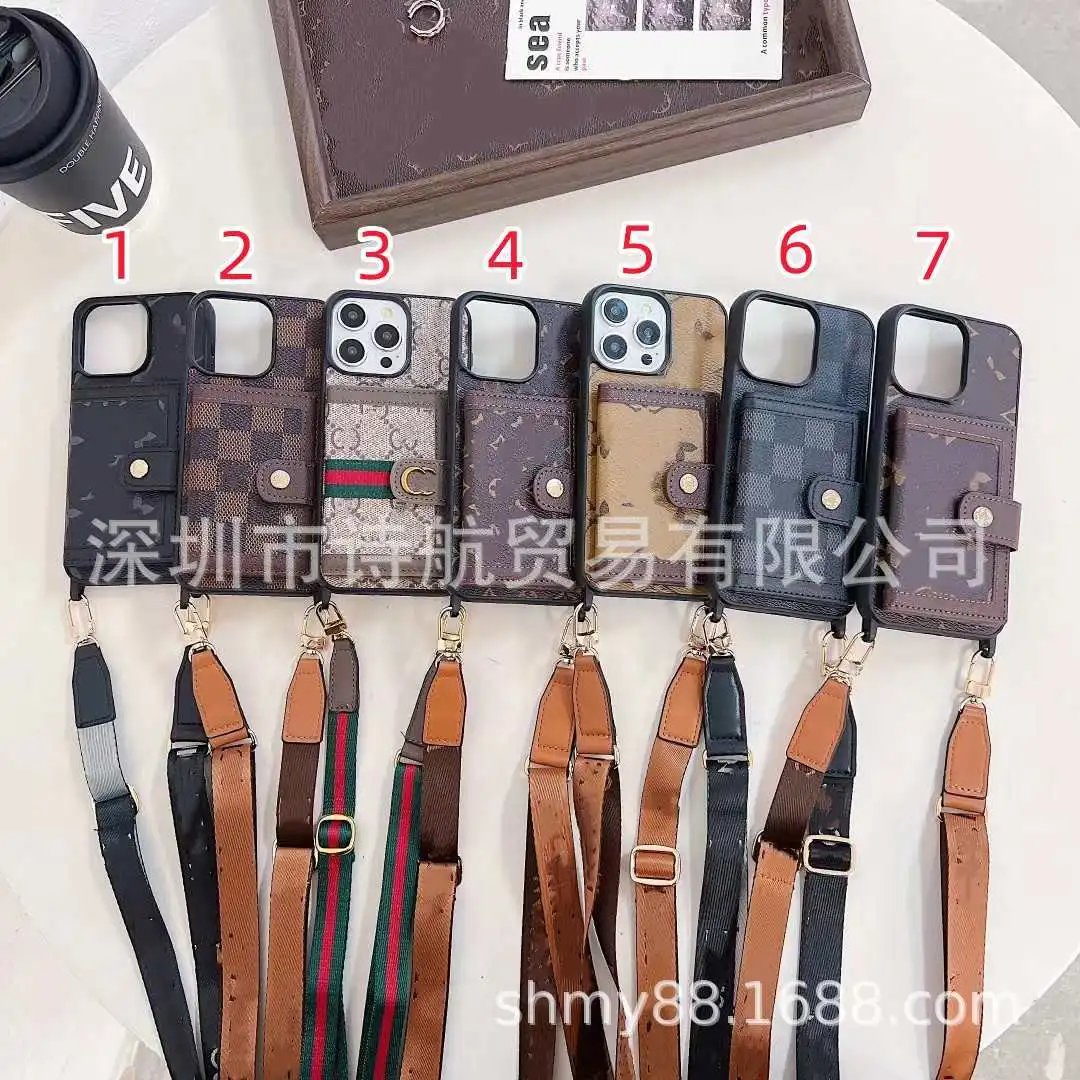 Unbranded Phone Cases Crossbody Strap Wallet Case — 1