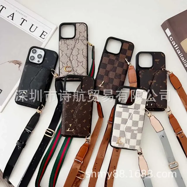 Unbranded Phone Cases Crossbody case with card pocket and adjustable strap product detail image 1