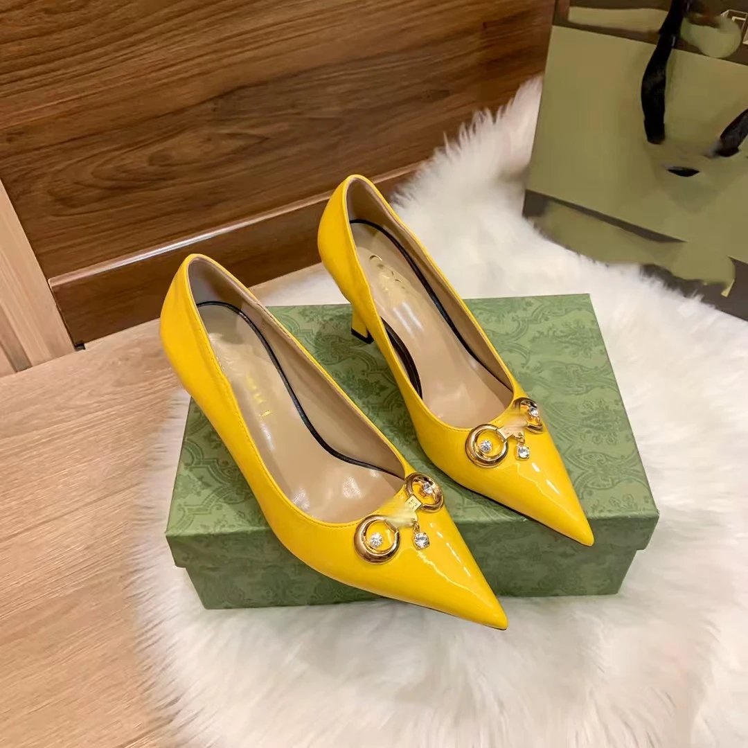 Gucci Marmont Horsebit Slingback Heels Gray Multicolor - 24