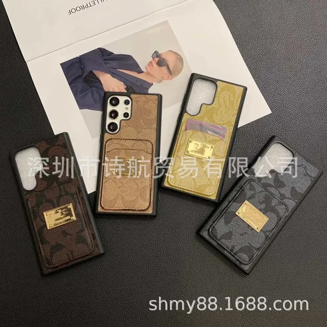Coach Phone Cases Card Holder Case for iPhone 11–17 Series product detail image 1