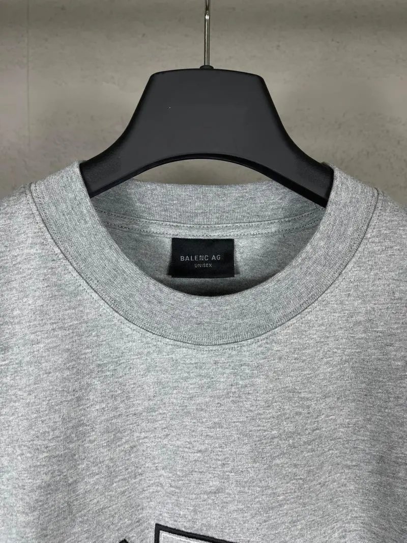 Balenciaga CEO Graphic Print Gray T-Shirt - 11