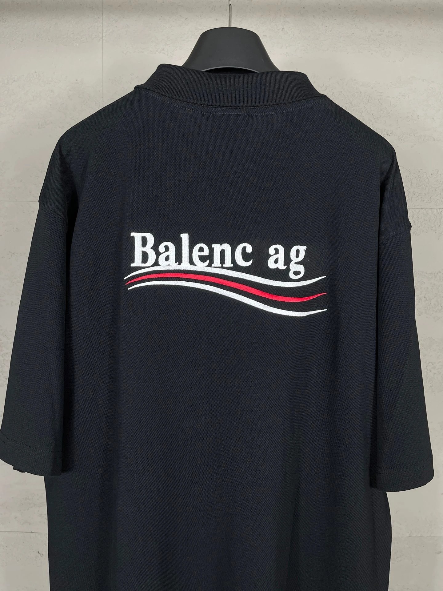 Balenciaga Balenc ag Logo White Polo - 15