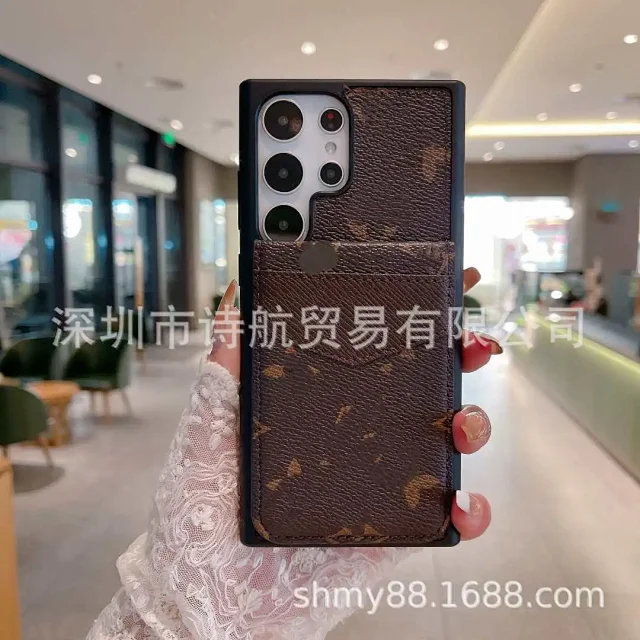 Unbranded Phone Cases Card Slot Printed Faux Leather Case product detail image 3