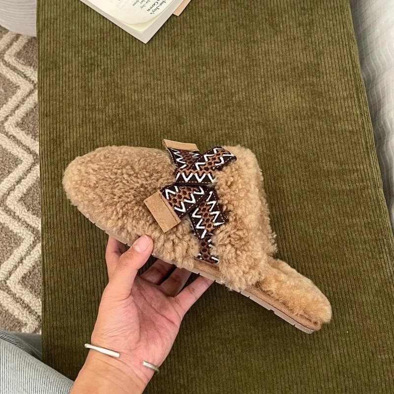 MAXI Slippers Shearling Bow image 3