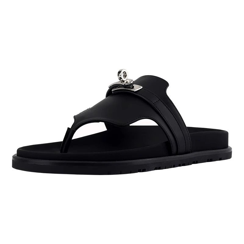 Unbranded Sandals Toe-Post with Metal Lock Detail image 5