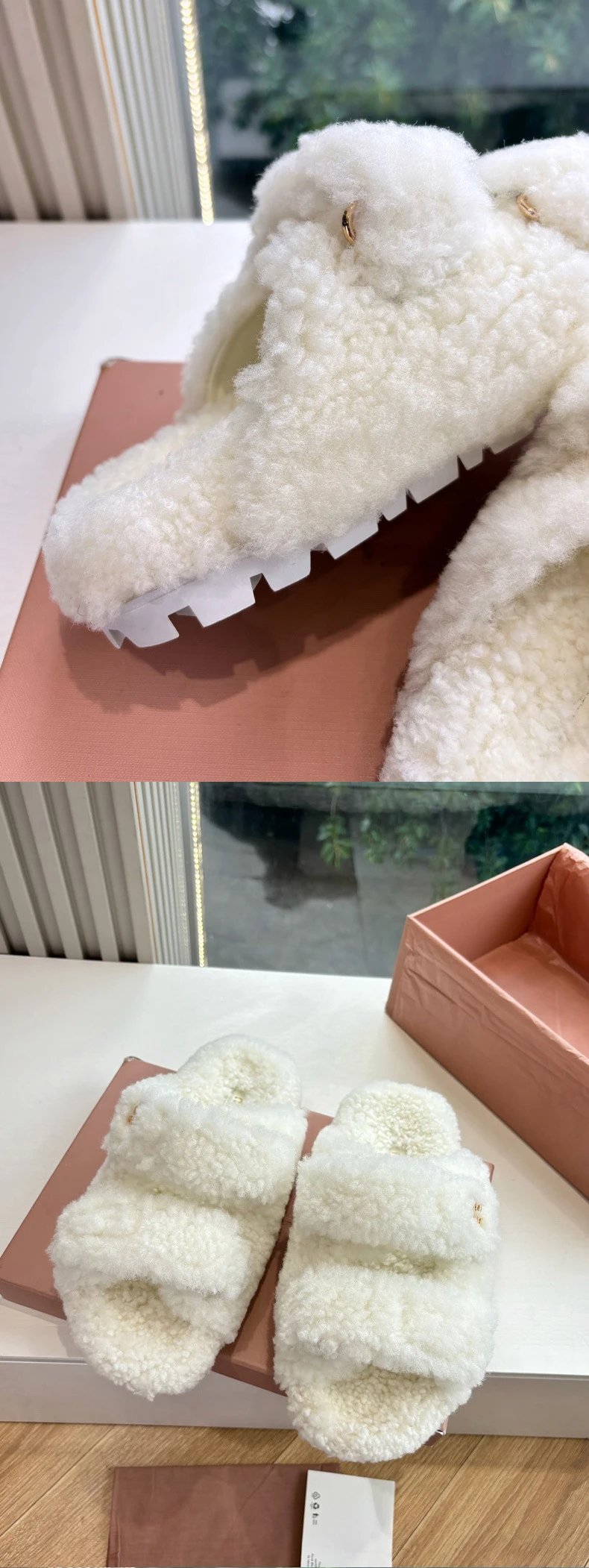 UGG Fluff Yeah Slide Yellow Slippers - 7