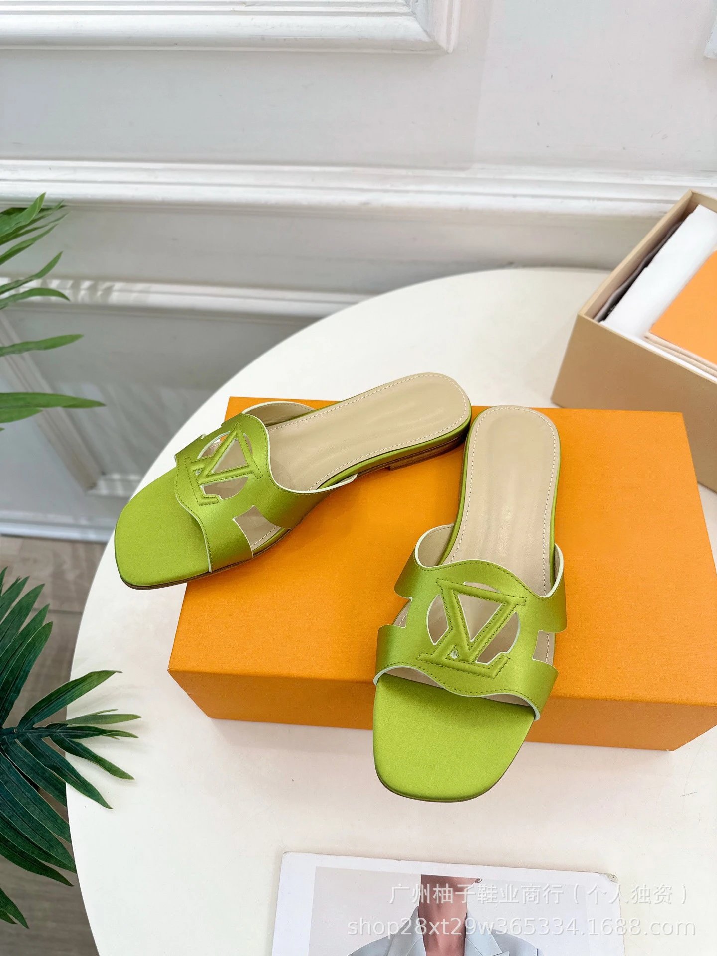 Louis Vuitton LV Archlight Slide Lime Green Sandals