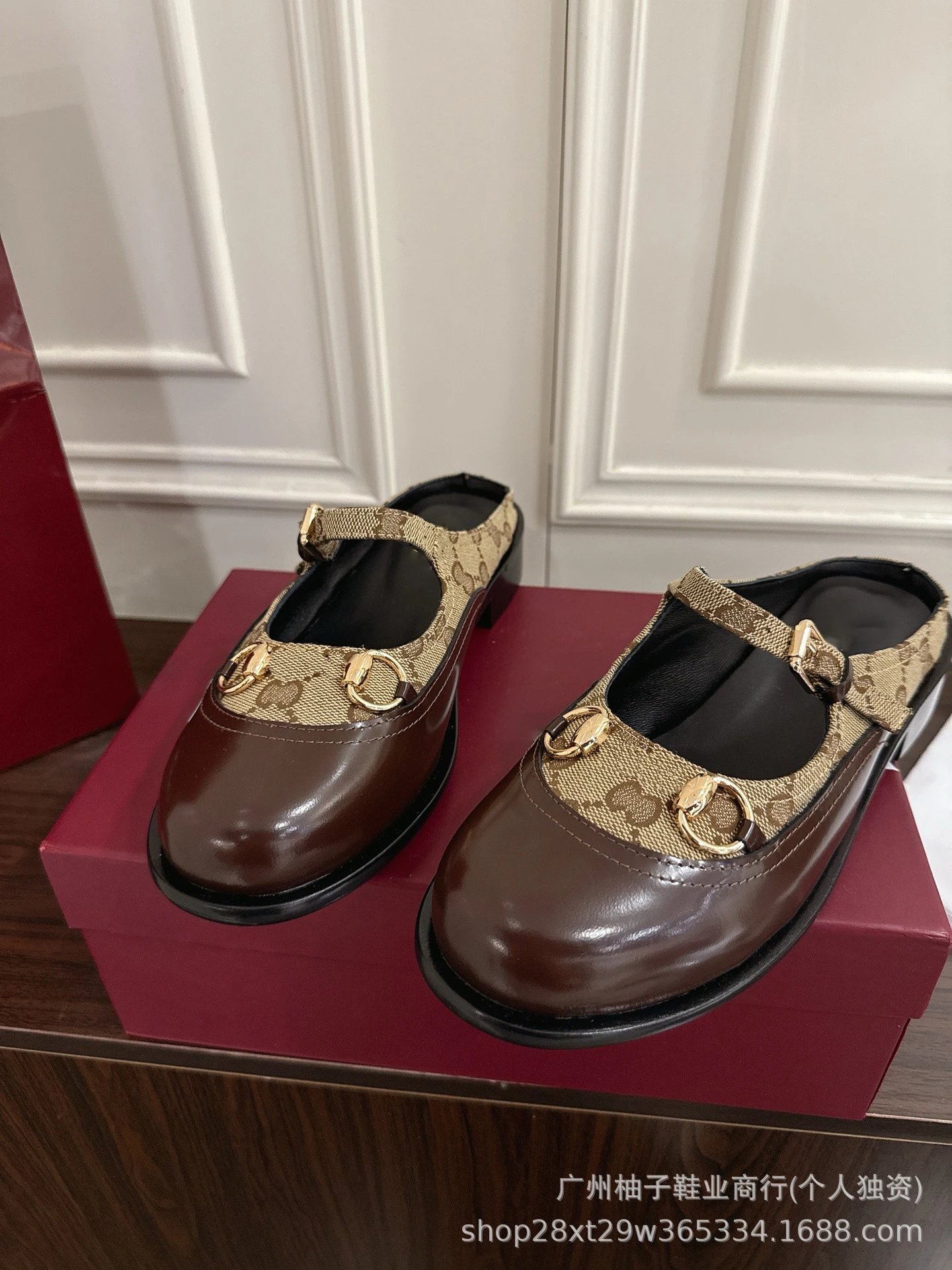 Gucci Horsebit Mary Jane Black Leather Shoes - 9