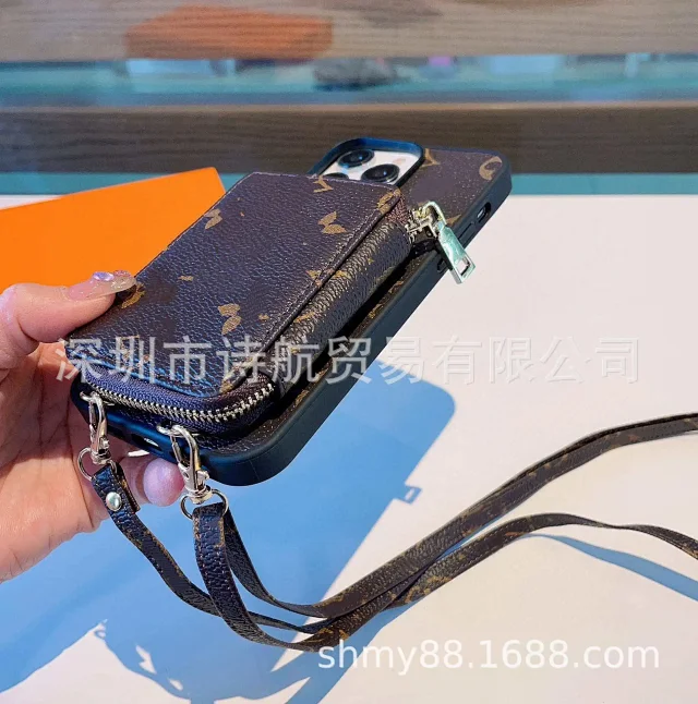 Unbranded Phone Cases Zipper Wallet Crossbody Lanyard product detail image 4