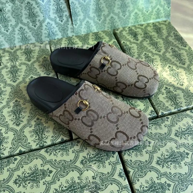 Gucci Slippers Horsebit Monogram Mules image 3