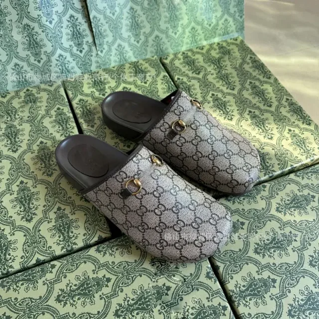 Gucci Slippers Horsebit Monogram Mules product detail image 8