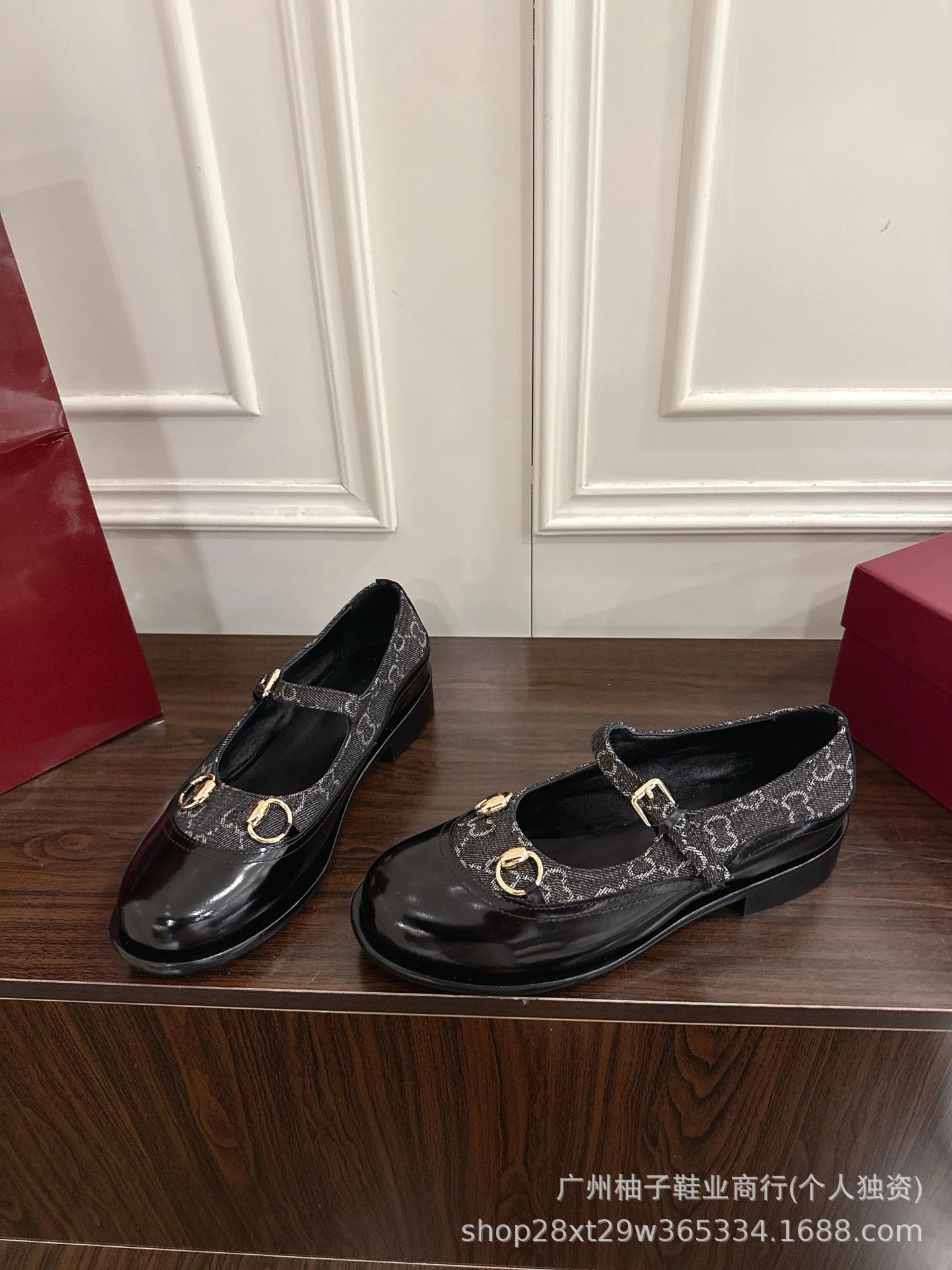 Gucci Horsebit Mary Jane Black Leather Shoes - 13