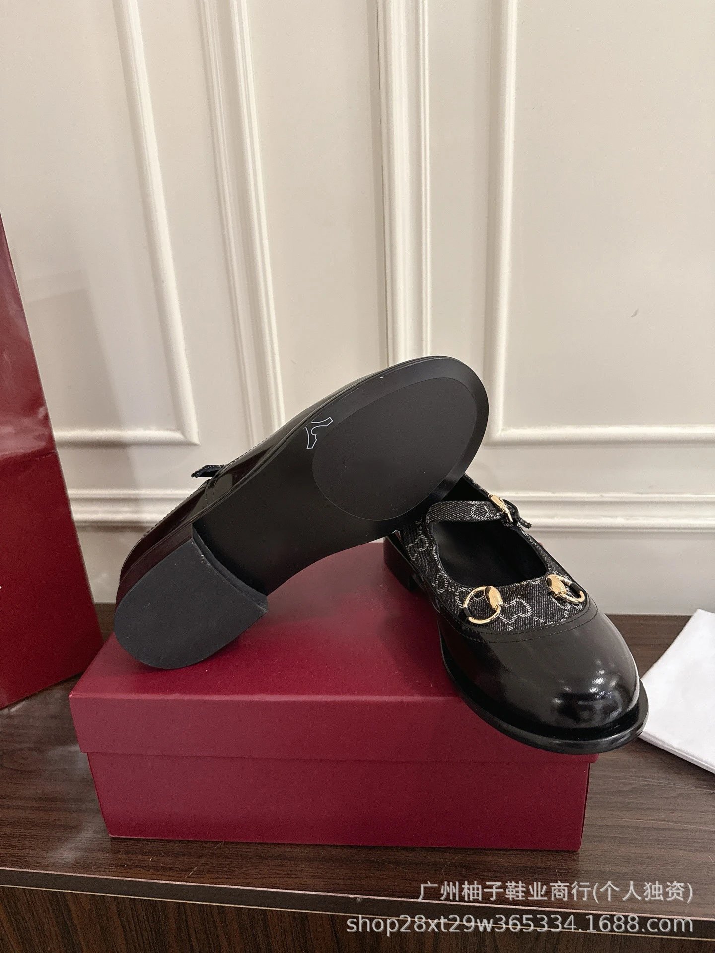 Gucci Horsebit Mary Jane Black Leather Shoes - 14