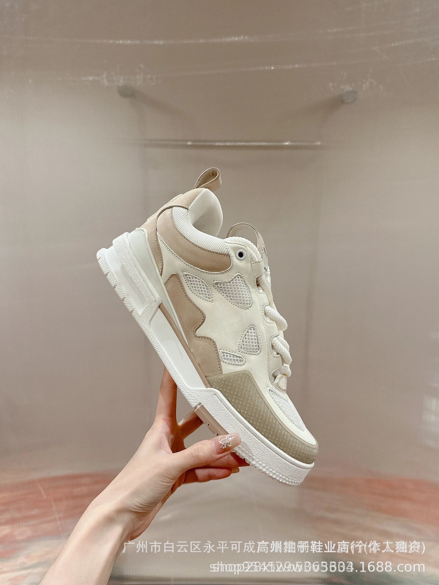 Off-White x Louis Vuitton Archlight Black Mesh Sneakers - 16