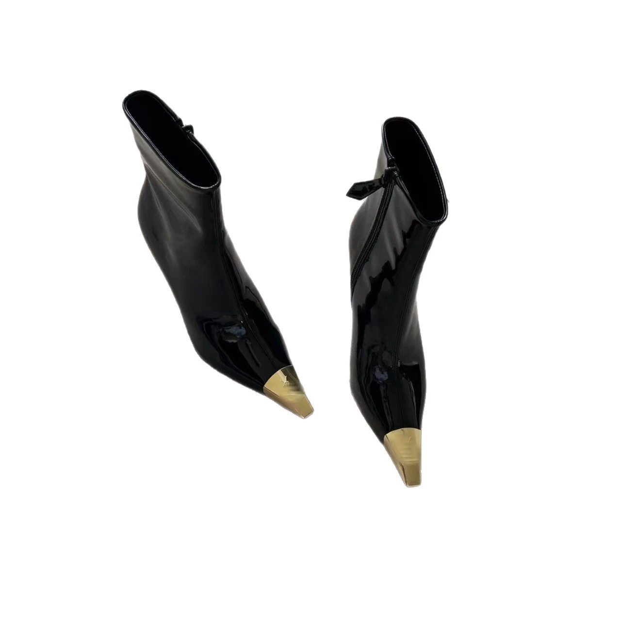 Saint Laurent Boots Pointed-Toe Slouch Stiletto image 5