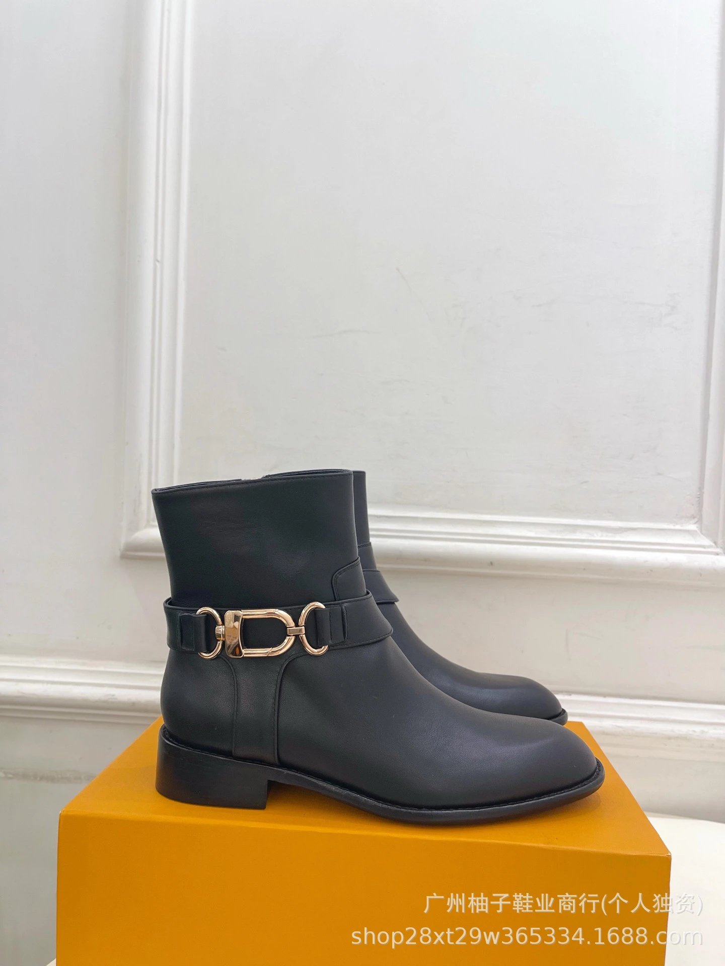 Loewe Anagram Buckle Knee Boots Black - 2