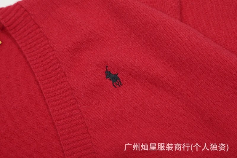 Polo Ralph Lauren Oversized V-Neck Cardigan Light Blue - 16