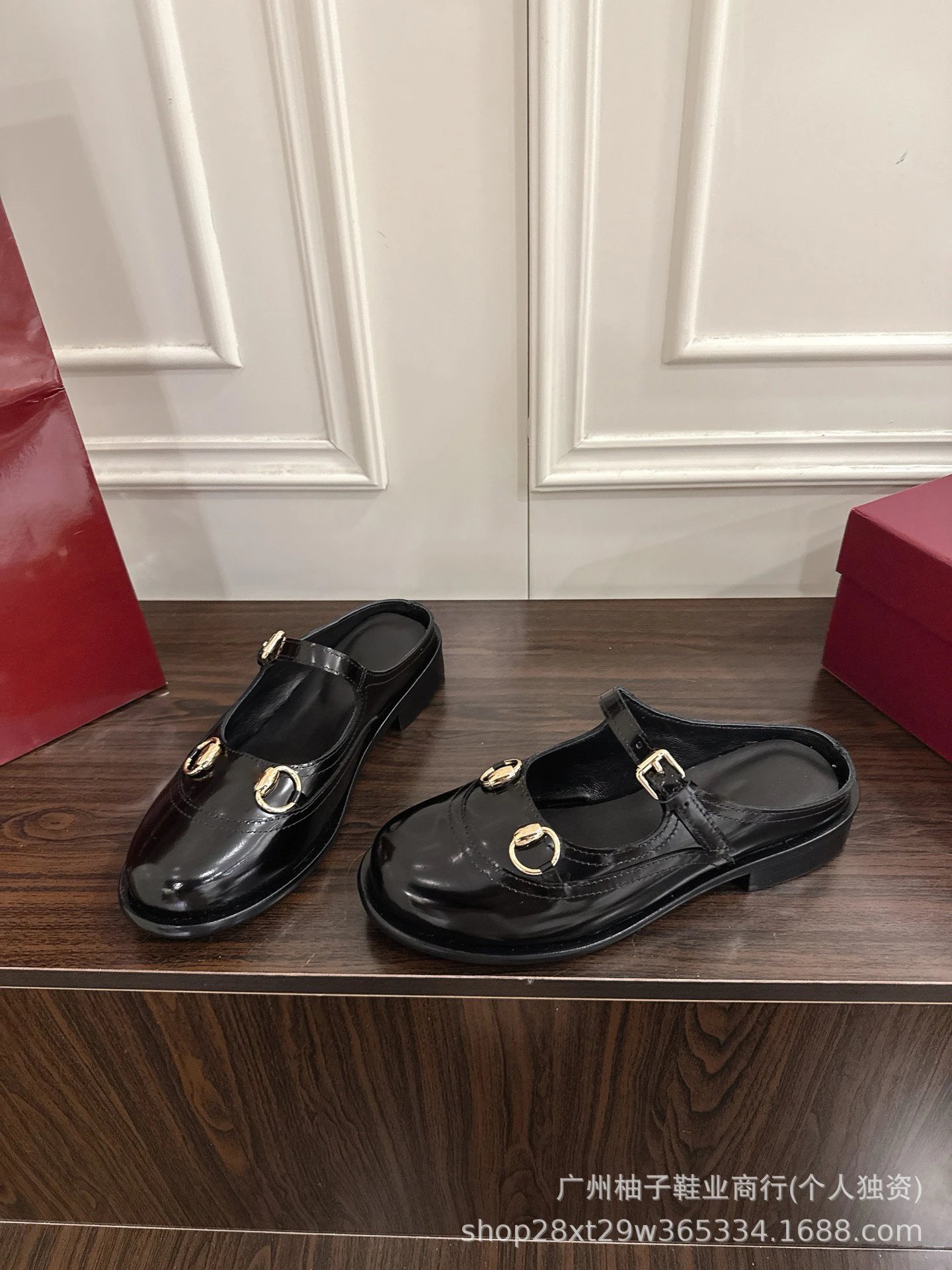 Gucci Horsebit Mary Jane Black Leather Shoes - 2