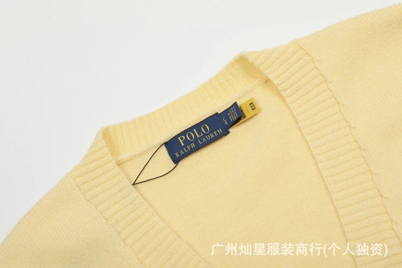 Polo Ralph Lauren Oversized V-Neck Cardigan Light Blue - 25