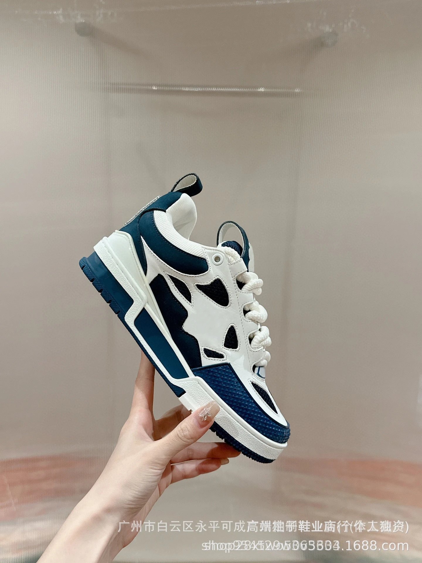 Off-White x Louis Vuitton Archlight Black Mesh Sneakers - 15