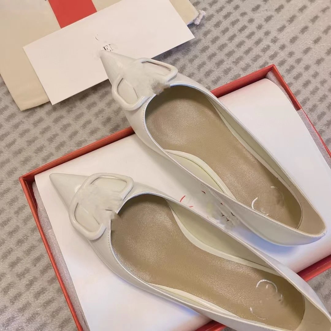 Dior J'Adior Silver Metallic Pointed-Toe Pumps with Crystal Buckle - 26